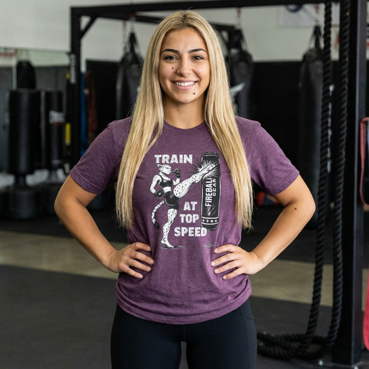 Beast Mode Serie - Train at Top Speed ​​Female - Unisex Triblend T-Shirt
