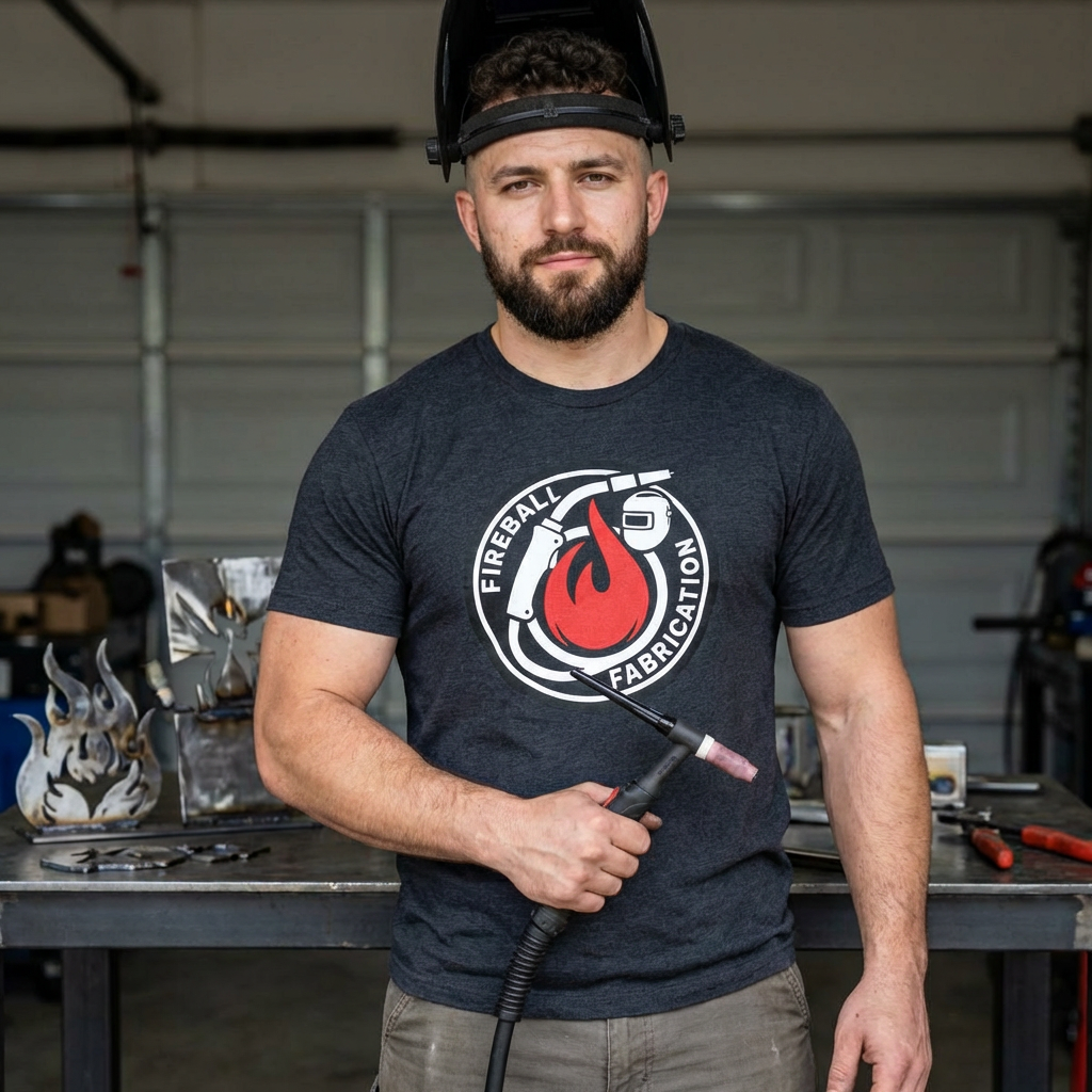 Feuerballherstellung - Unisex T-Shirt