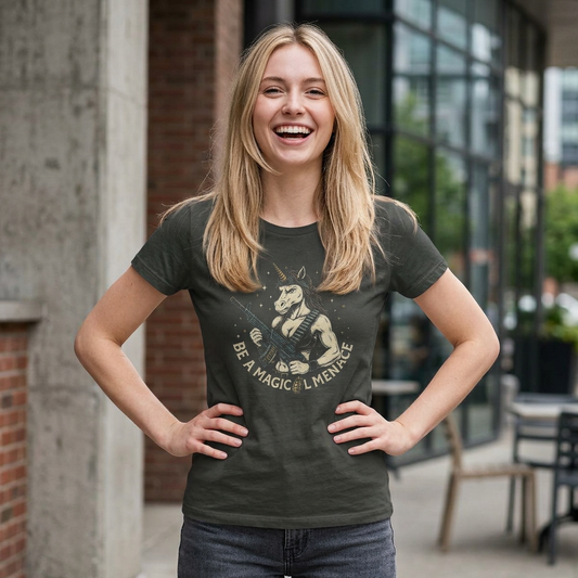 Be a Magical Menace - Women's Slim Fit - Humor T-shirt