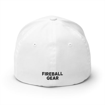 Gorra de béisbol bordada FlexFit Fireball 3D - Colores claros