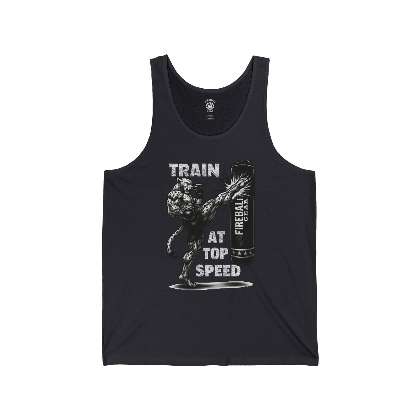 Train at Top Speed - Unisex Jersey Tank Top