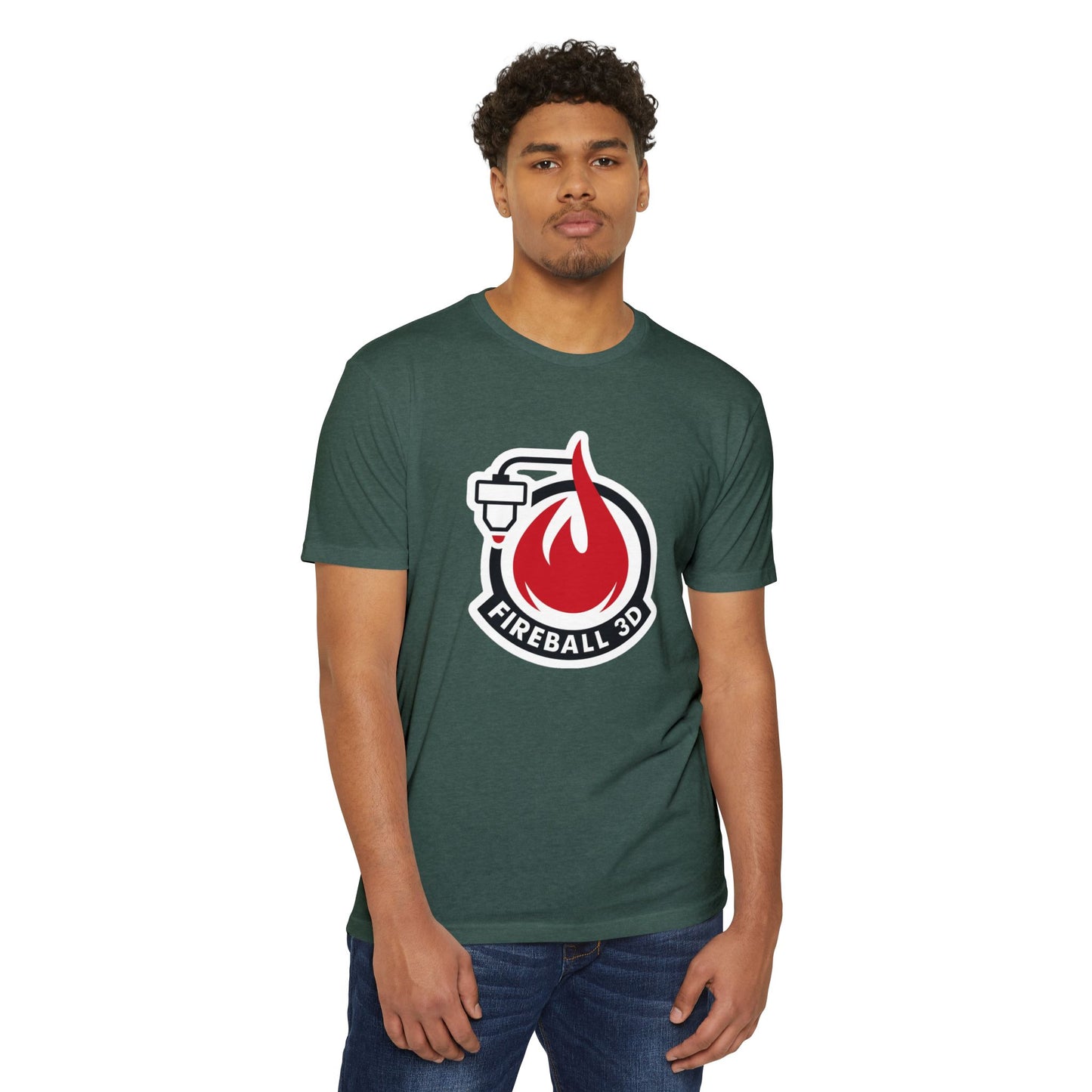 Fireball 3D - Outlined - Unisex T-shirt