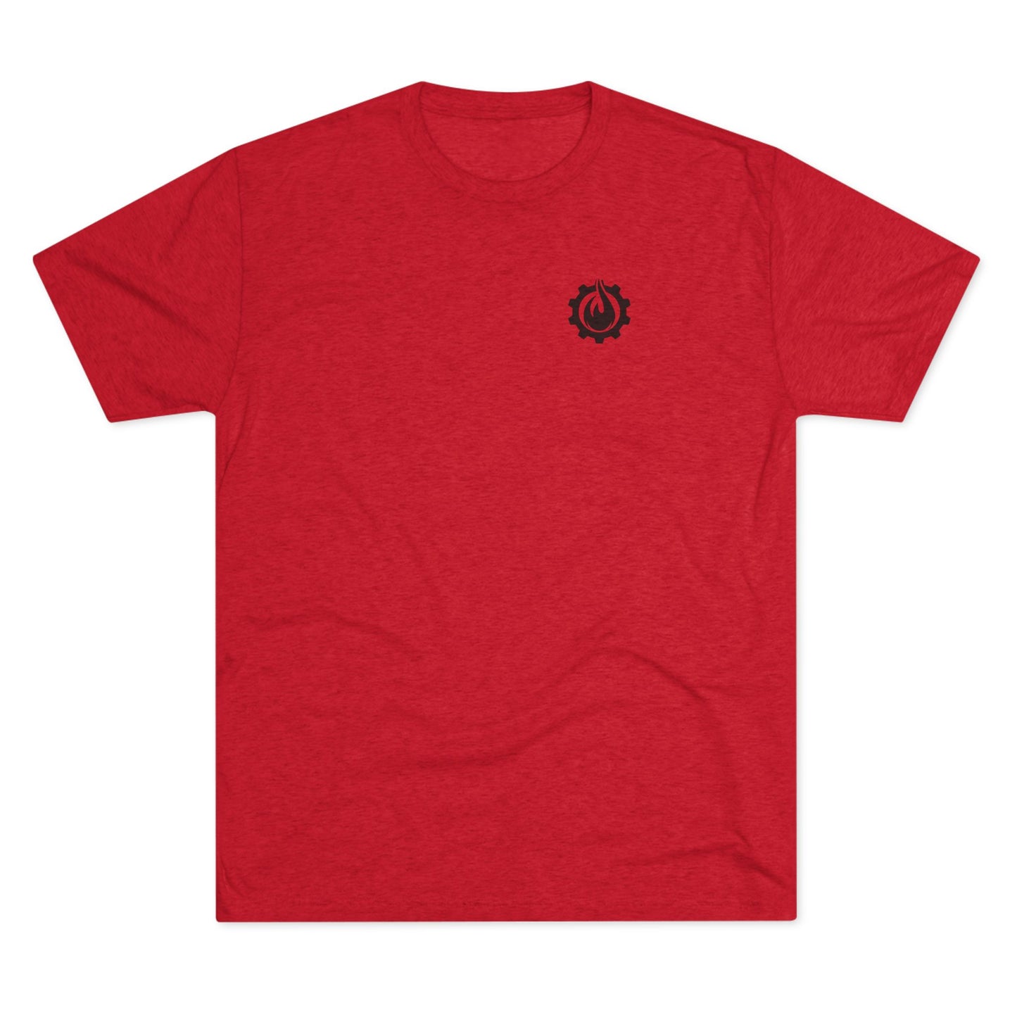 Fireball Gear - Flame & Gear - Black - Fitness Triblend T-shirt