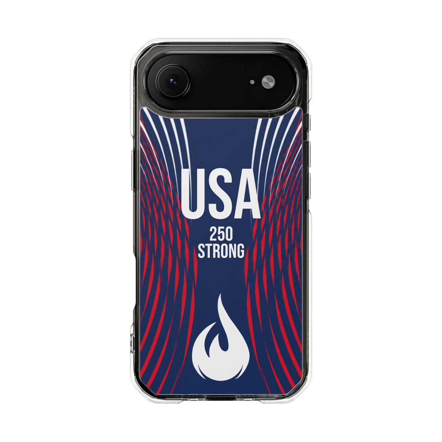 USA 250 Strong - Anniversary Edition - Magnetic Clear Impact iPhone Cases