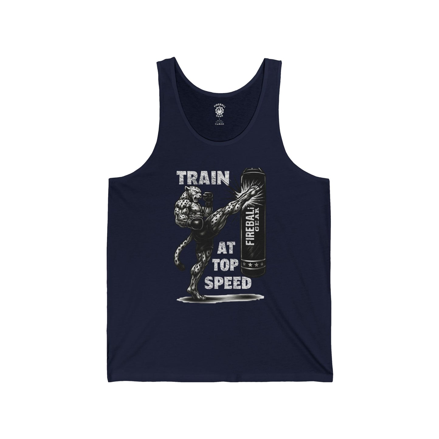 Train at Top Speed - Unisex Jersey Tank Top
