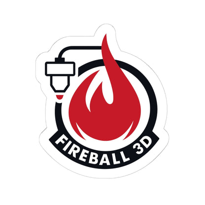 Fireball 3D v4.1 - Logo Sticker