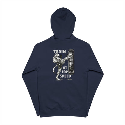 Beast Mode Series – Cheetah Kickboxing – Train at Top Speed – Fitness Zip-Up Lightweight Hoodie