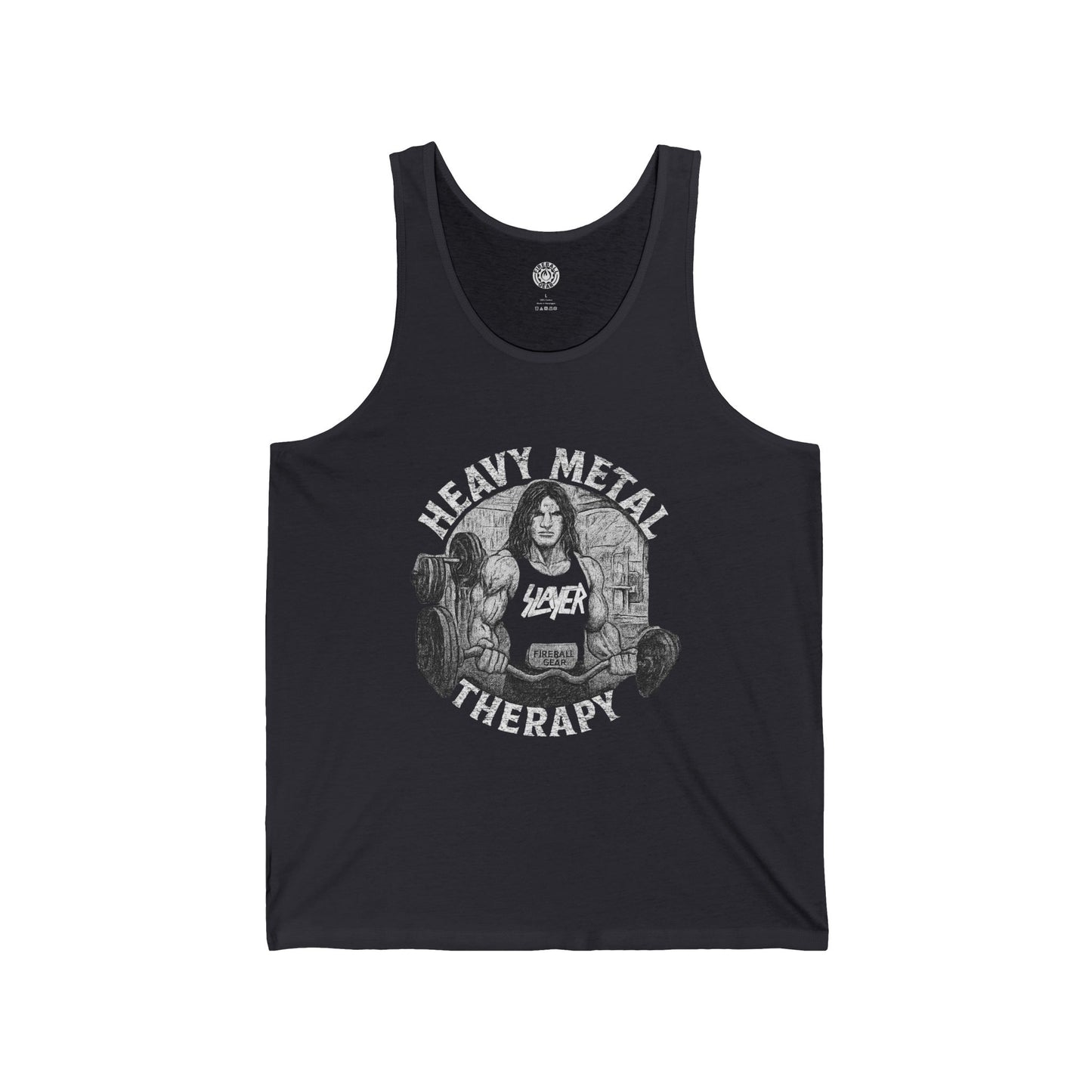 Camiseta unisex sin mangas de Heavy Metal Therapy