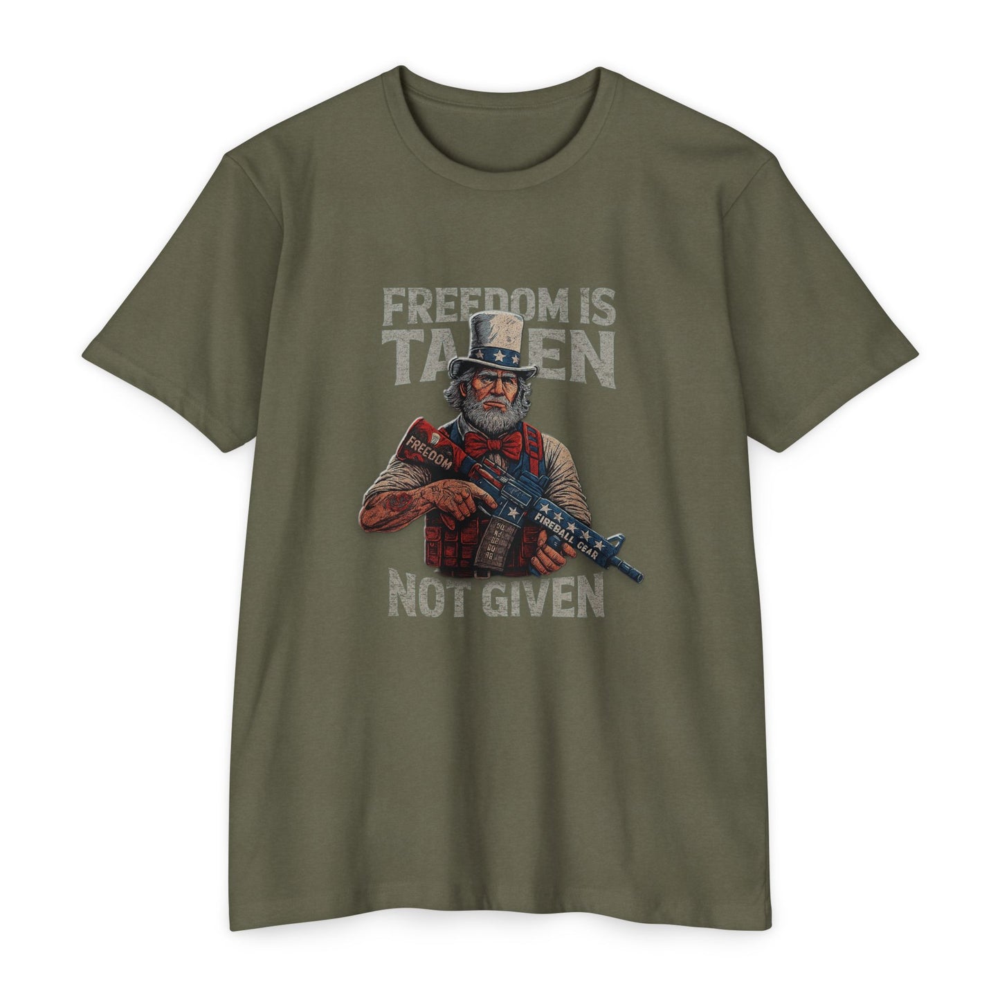 Freedom is Taken, Not Given - Unisex T-shirt