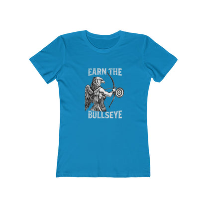 Beast Mode Series - Earn the Bullseye -  Women's Slim Fit Fitness T-shirt