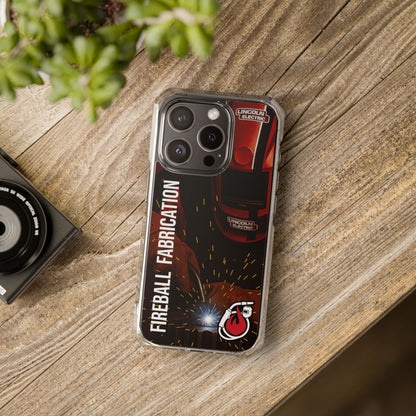 Fireball Fabrication - Fundas magnéticas transparentes resistentes a impactos para iPhone