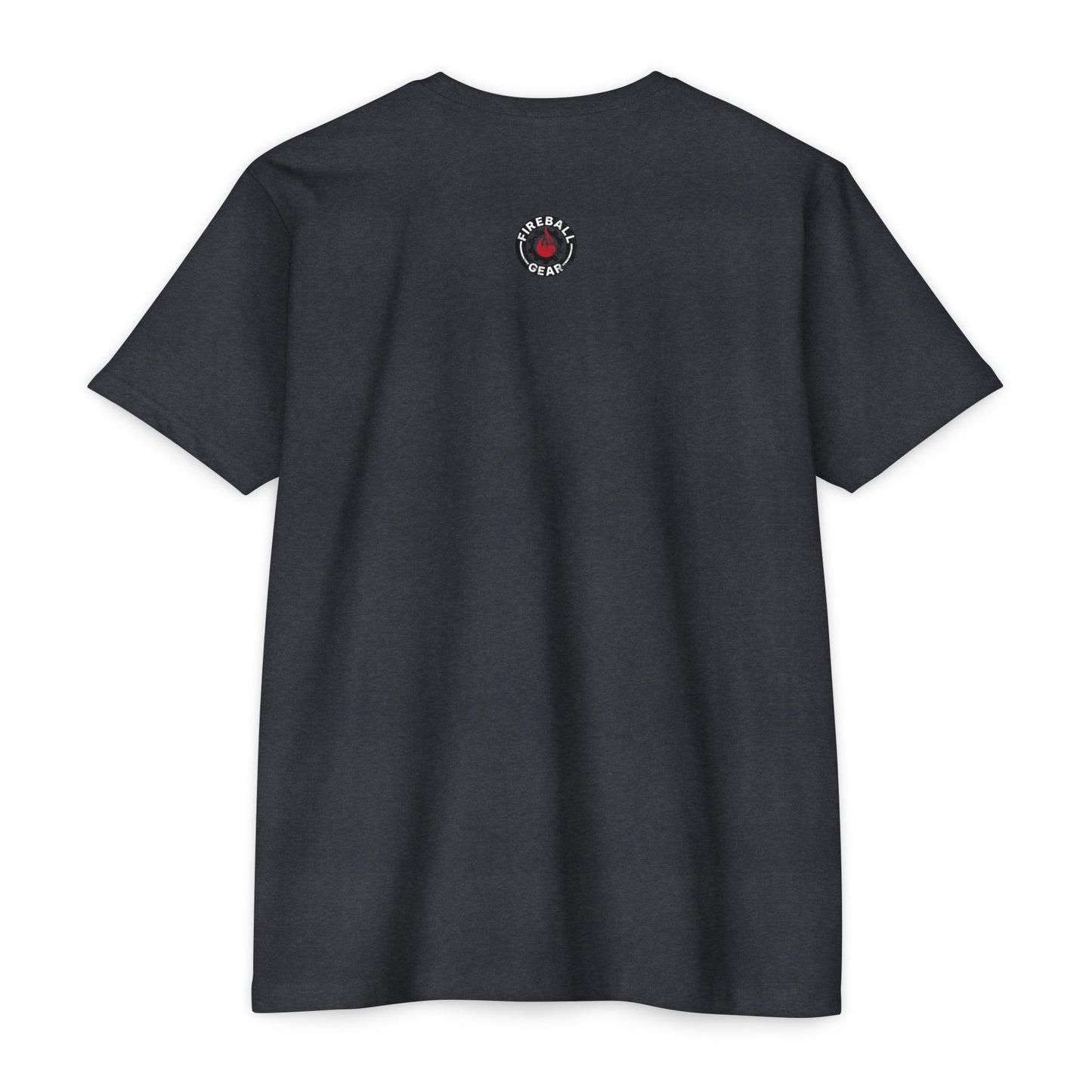 Camiseta unisex Fireball 3D - Desgastada