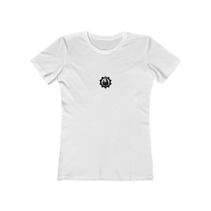 Fireball Gear - Flame &amp; Gear - Schwarz - Damen Slim Fit T-Shirt