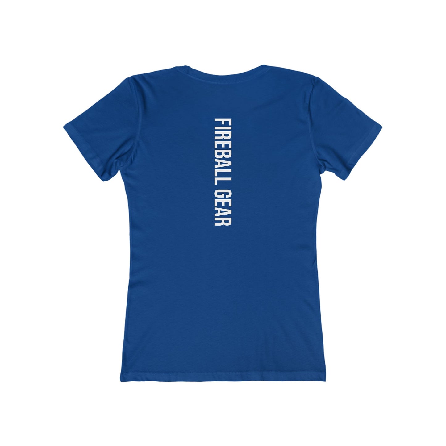 Fireball Gear - Flame &amp; Gear - Weiß - Damen Slim Fit T-Shirt