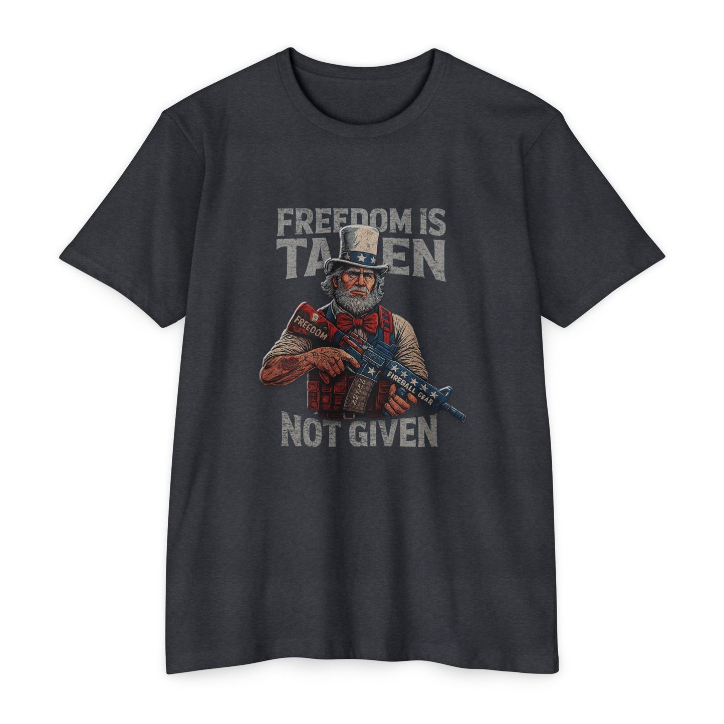 Freedom is Taken, Not Given - Unisex T-shirt