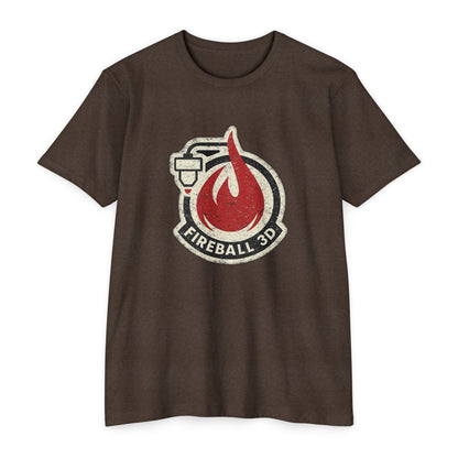 Fireball 3D - Distressed - Unisex T-shirt