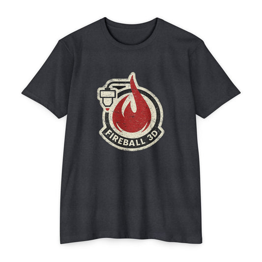 Fireball 3D - Distressed - Unisex T-shirt
