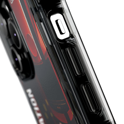 Fireball Fabrication - Fundas magnéticas transparentes resistentes a impactos para iPhone