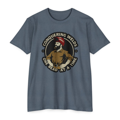 Conquering Welds, One Bead at a Time - Unisex T-shirt