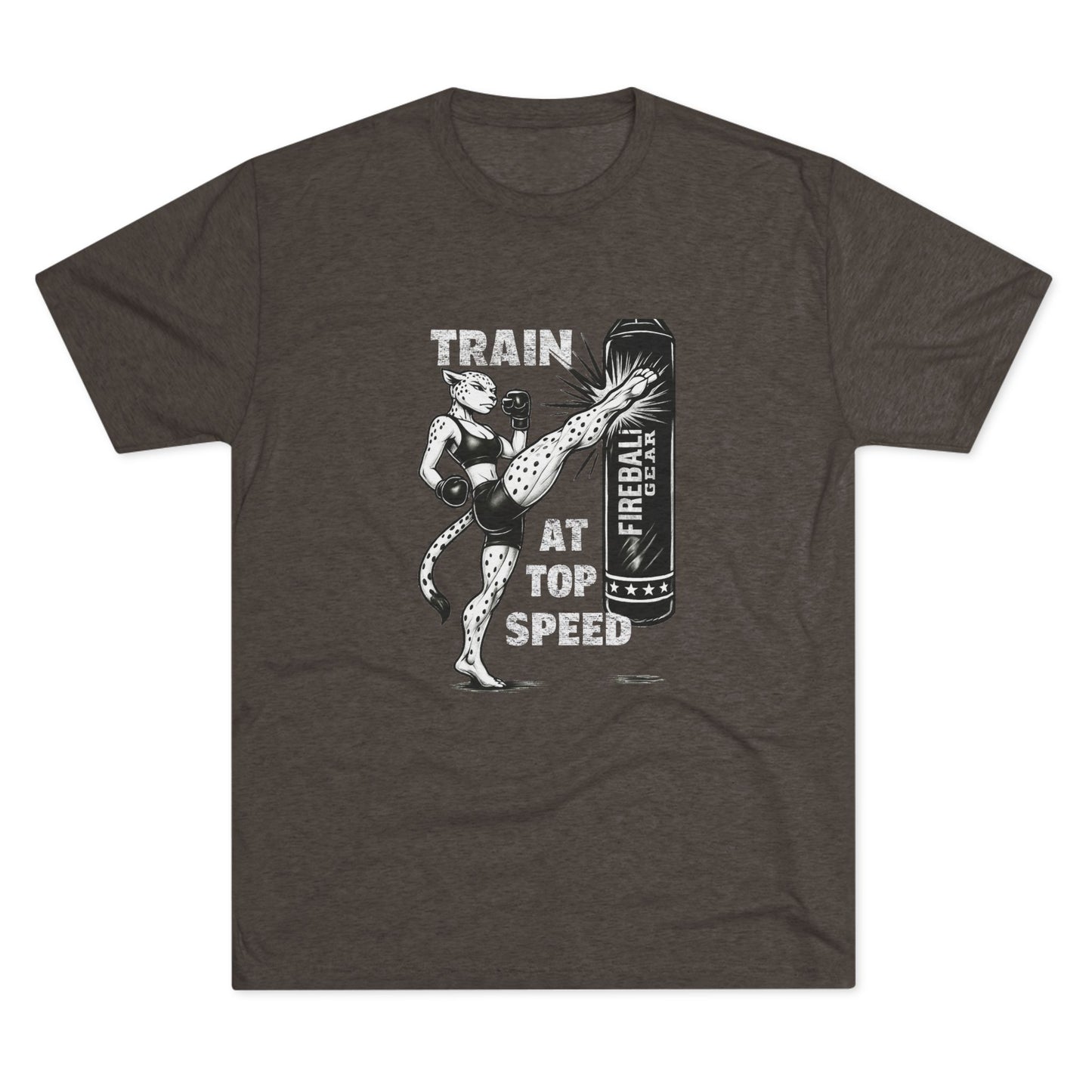 Serie Beast Mode - Entrena a toda velocidad (Mujer) - Camiseta unisex de mezcla triple