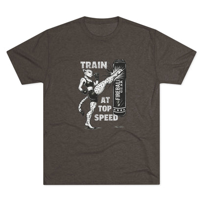 Serie Beast Mode - Entrena a toda velocidad (Mujer) - Camiseta unisex de mezcla triple