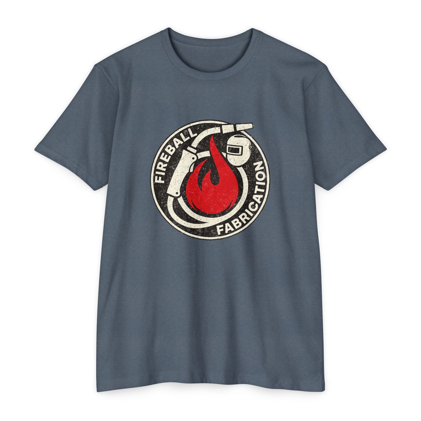 Fireball Fabrication - Distressed - Unisex T-Shirt