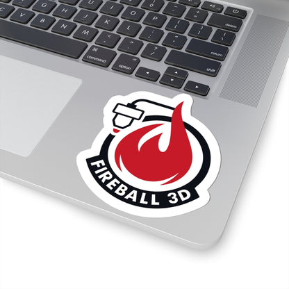 Fireball 3D v4.1 - Logo Sticker