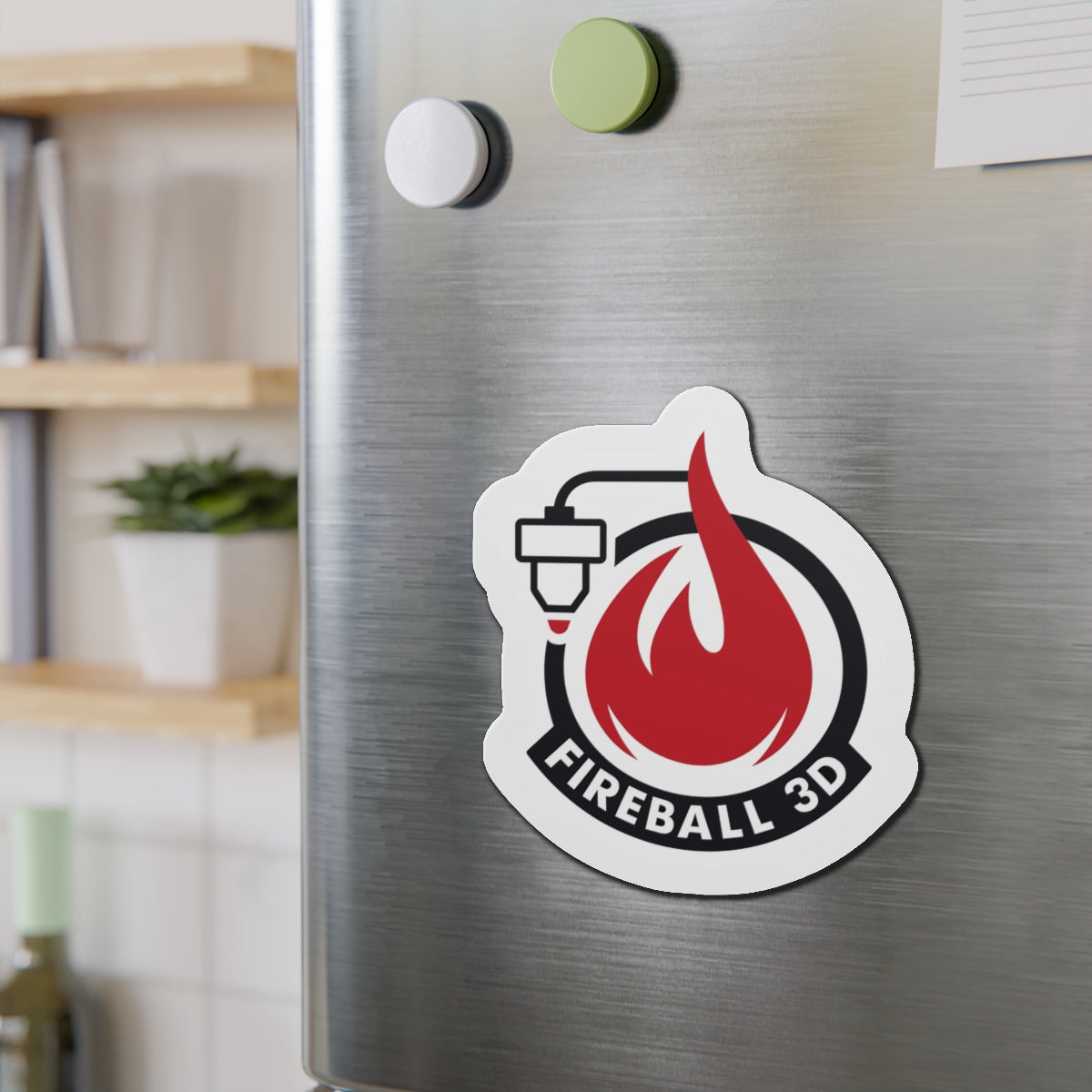 Fireball 3D v4.1 - Die-Cut Magnets