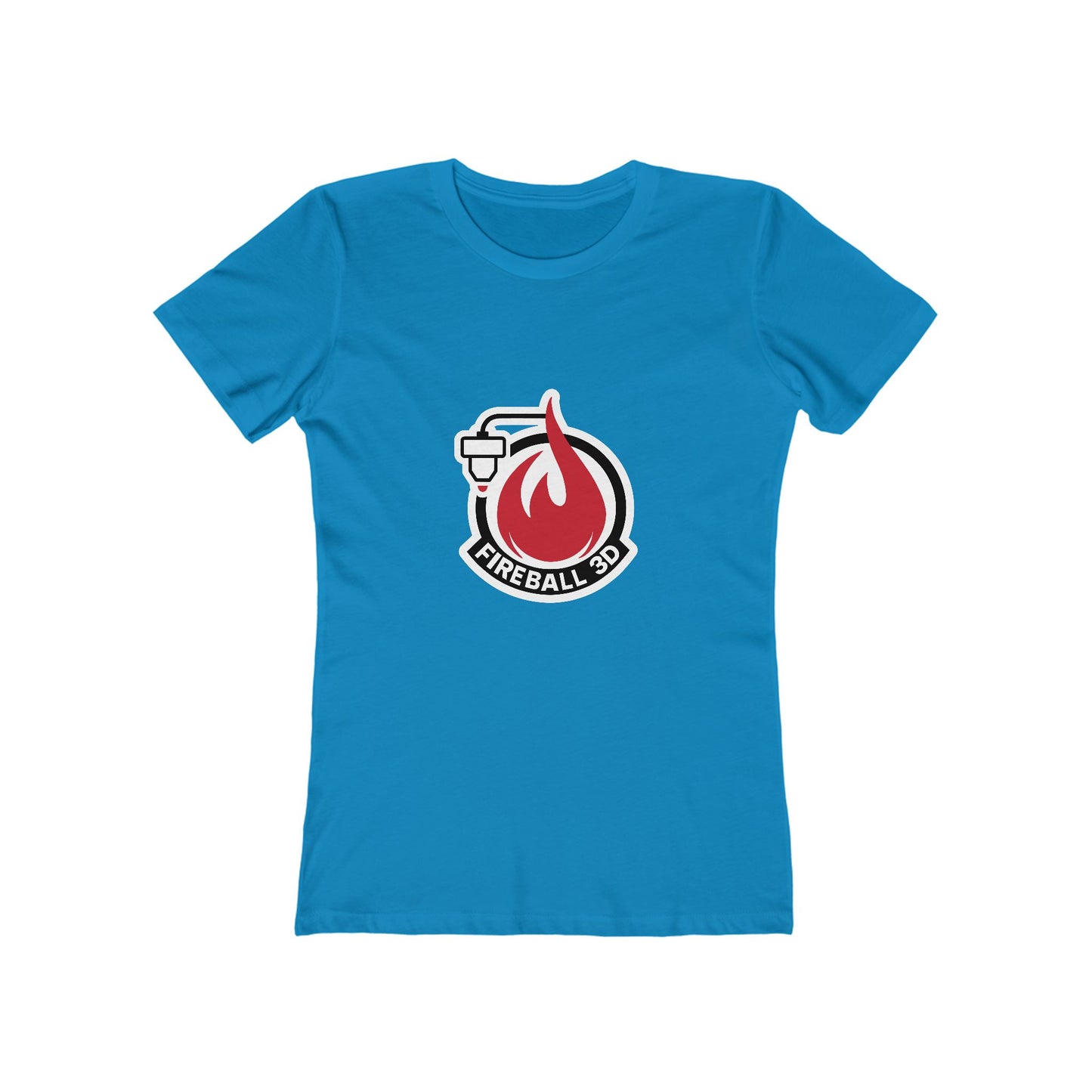 Camiseta ajustada para mujer con el logotipo 3D de Fireball