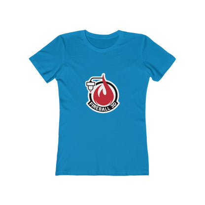 Camiseta ajustada para mujer con el logotipo 3D de Fireball