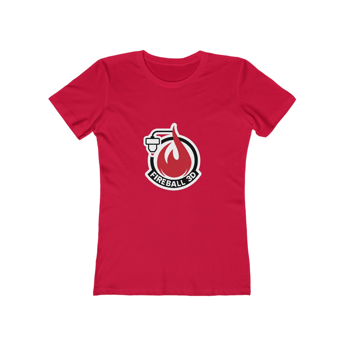 Camiseta ajustada para mujer con el logotipo 3D de Fireball