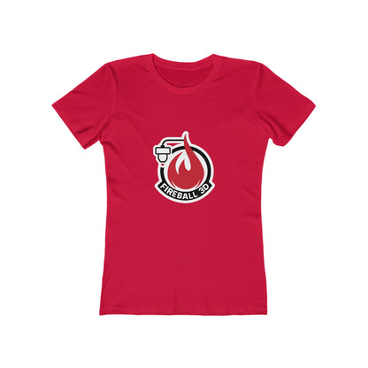 Camiseta ajustada para mujer con el logotipo 3D de Fireball