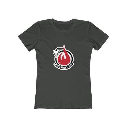 Camiseta ajustada para mujer con el logotipo 3D de Fireball
