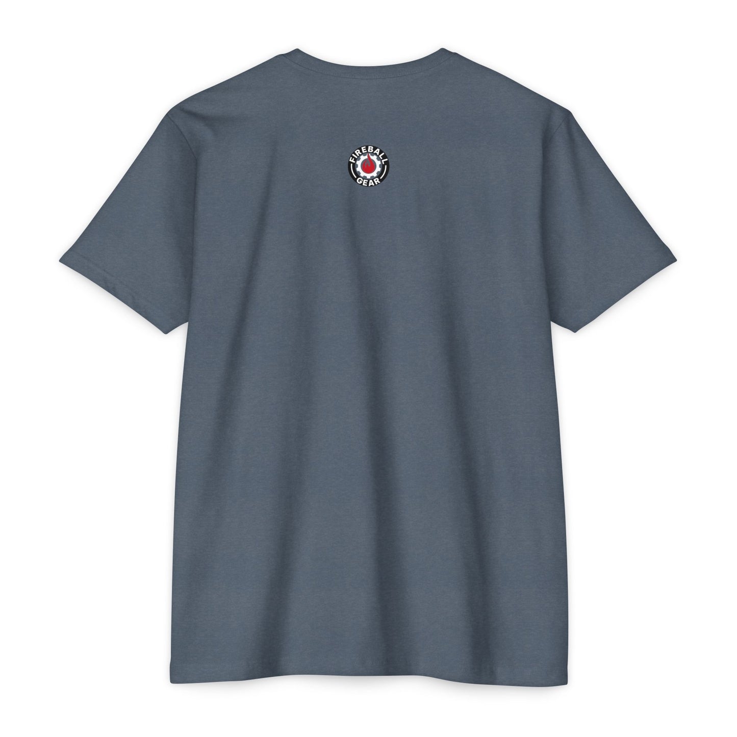 Camiseta unisex Fireball 3D - Outlined
