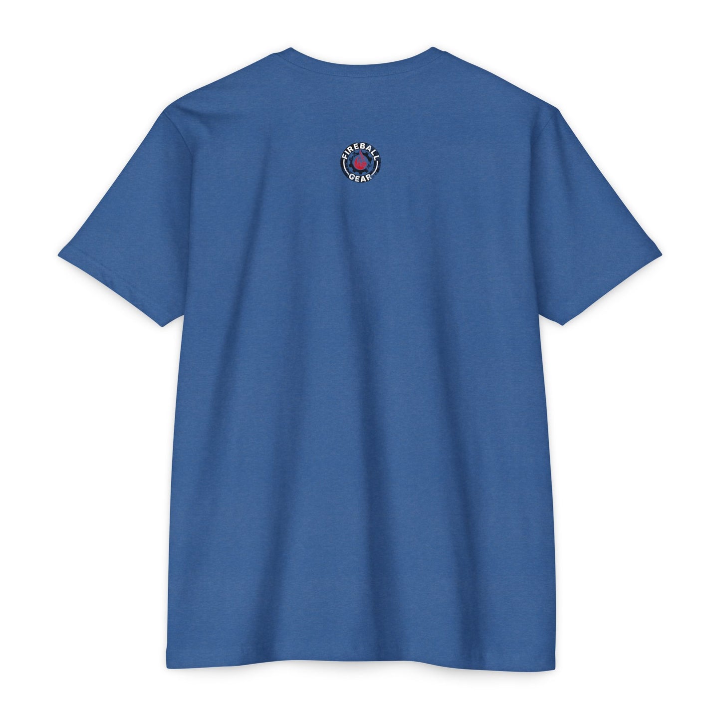 Camiseta unisex Fireball 3D - Desgastada