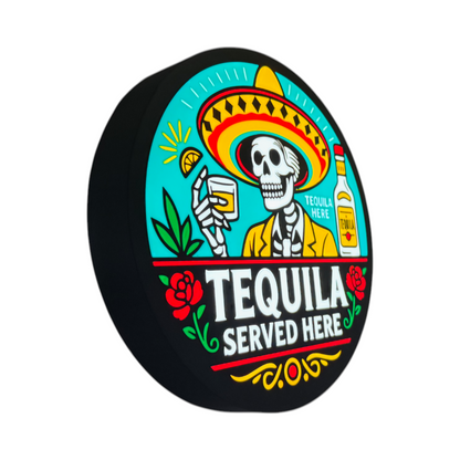 Tequila Served Here - Lightbox Sign